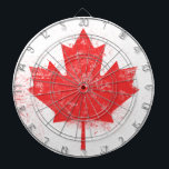 Flag of Canada Dart Board<br><div class="desc">Flag of Canada</div>