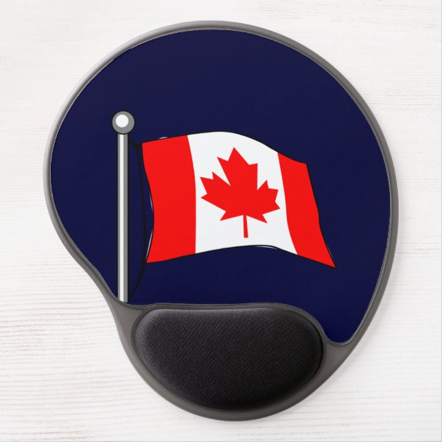 Flag of Canada Gel Mouse Pad (Front)