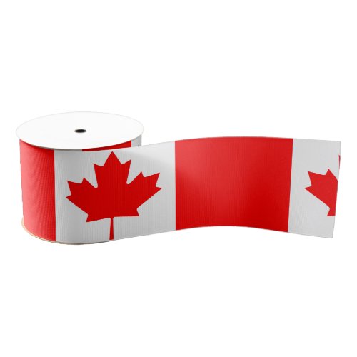 Flag of Canada Grosgrain Ribbon