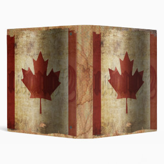 Flag of Canada / Grunge... 3 Ring Binder