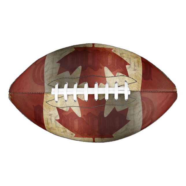 Flag of Canada / Grunge... Football (Front)