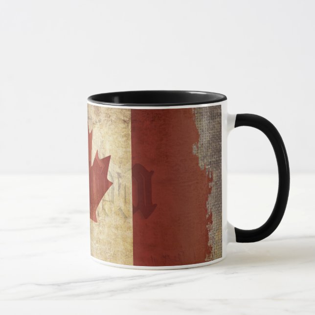 Flag of Canada / Grunge... Mug (Right)