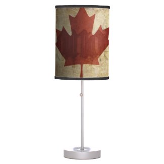 Flag of Canada / Grunge... Table Lamp