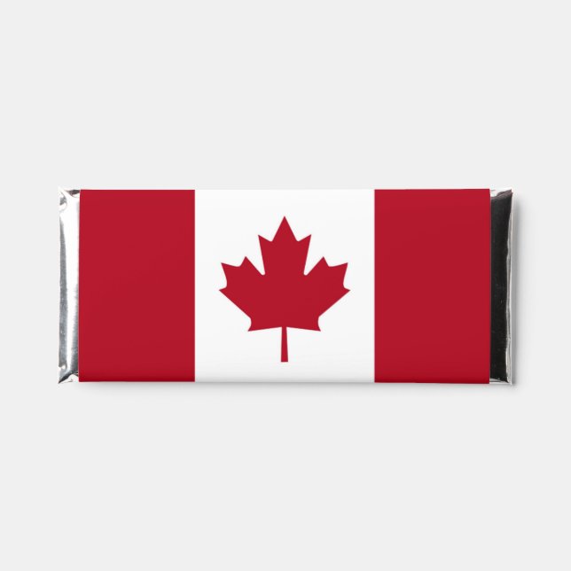 Flag of Canada Hershey bar favors (Front)