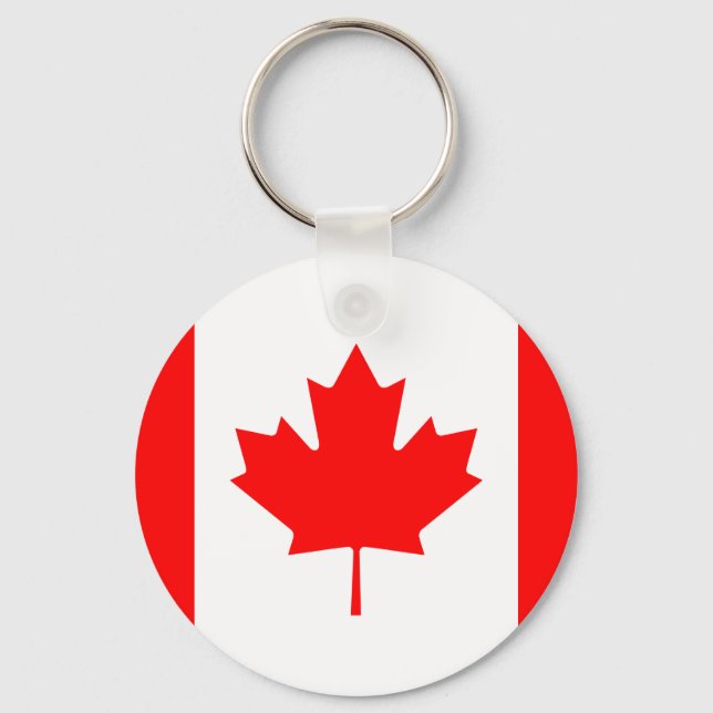 Flag of Canada Keychain (Front)