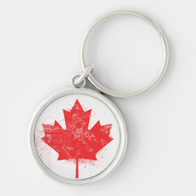Flag of Canada Keychain (Front)