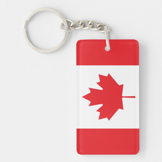 Flag of Canada Keychain (Front)