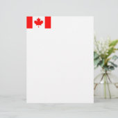 Flag of Canada Letterhead (Standing Front)