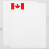 Flag of Canada Letterhead (Front/Back)