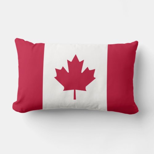 Flag of Canada Lumbar Pillow