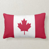 Flag of Canada Lumbar Pillow