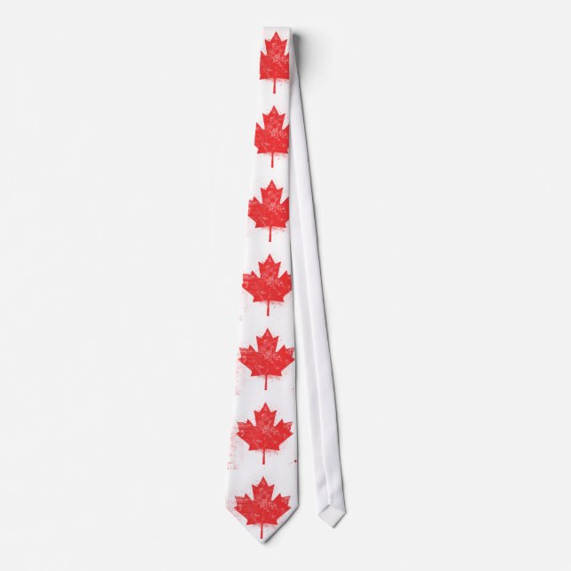 Flag of Canada Neck Tie (Front)