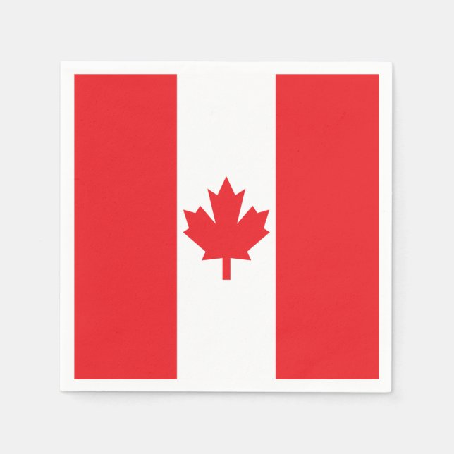 Flag of Canada Paper Napkins (Front)