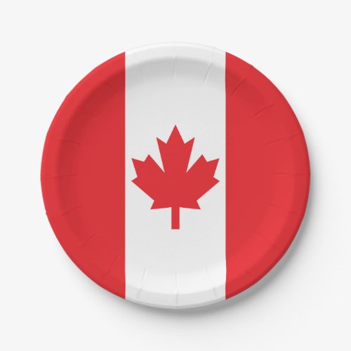 Flag of Canada Paper Plates