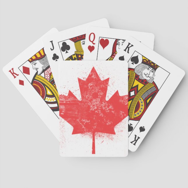 Flag of Canada Poker Cards (Back)