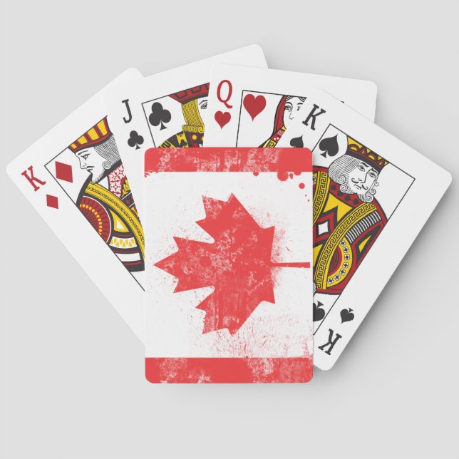 Flag of Canada Poker Cards (Back)