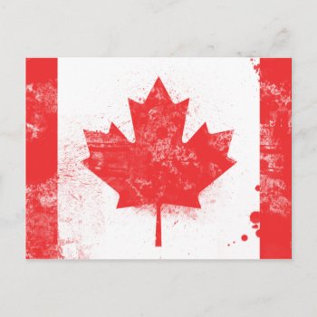 Flag Of Canada Postcard by flagshack at Zazzle