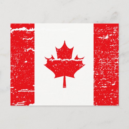 FLAG OF CANADA POSTCARD