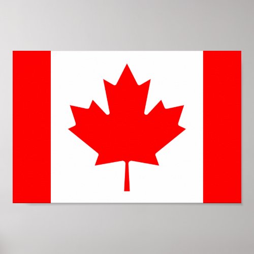 Flag of Canada Poster
