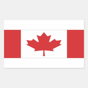 Flag of Canada Rectangular Sticker
