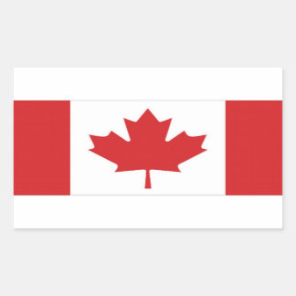 Flag of Canada Rectangular Sticker