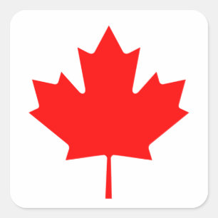 Flag of Canada Square Sticker