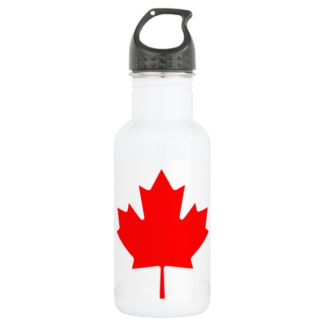 Flag of Canada Stainless Steel Water Bottle (Front)