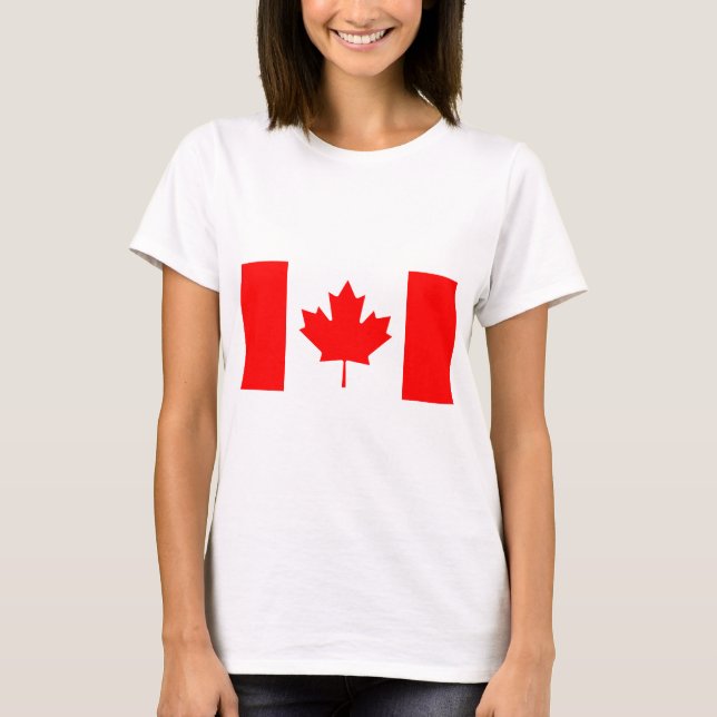 Flag Of Canada T-Shirt (Front)