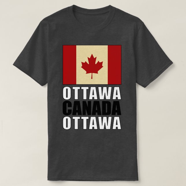 Flag of Canada T-Shirt (Design Front)