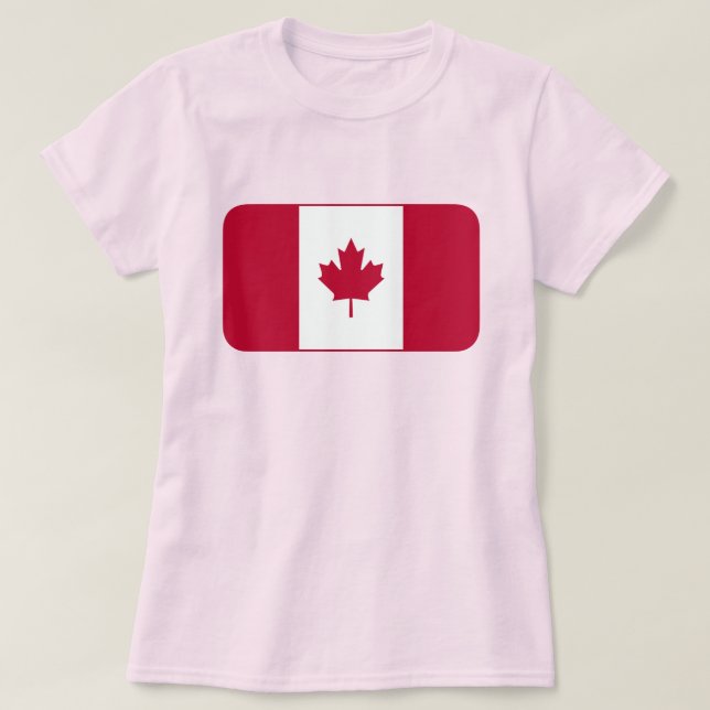 Flag of Canada T-Shirt (Design Front)