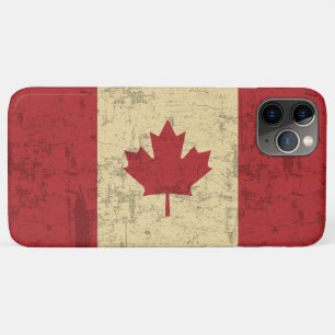 Flag of Canada Vintage Distressed iPhone 11 Pro Max Case