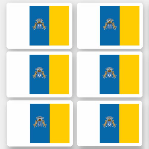 Flag of Canary Islands _ a collection Sticker