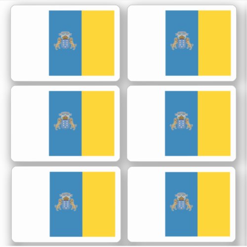 Flag of Canary Islands _ a collection Sticker