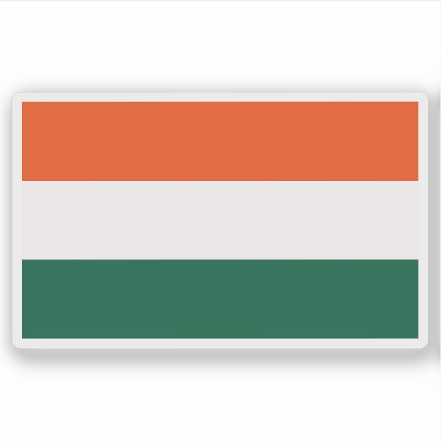 Flag of canton of Guatuso, Costa Rica Sticker (Front)