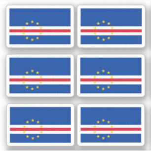 Flag of Cape Verde - a collection Stickers