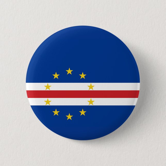 Flag of Cape Verde Button (Front)