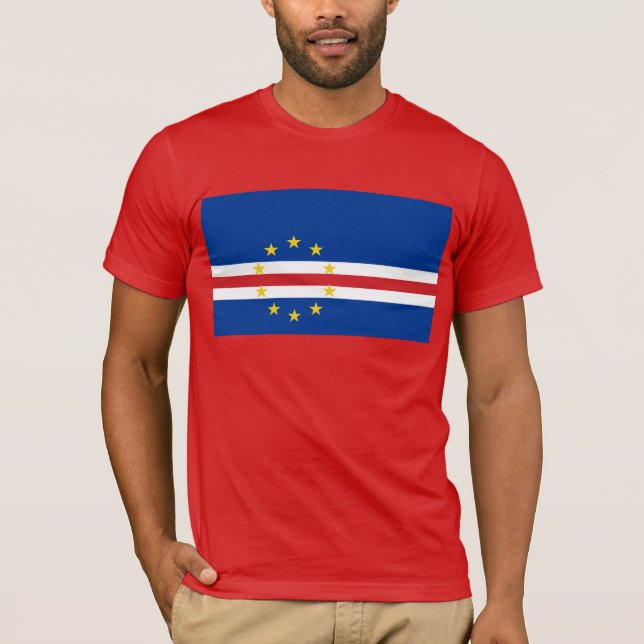 Flag of Cape Verde - Cape Verdean T-Shirt (Front)