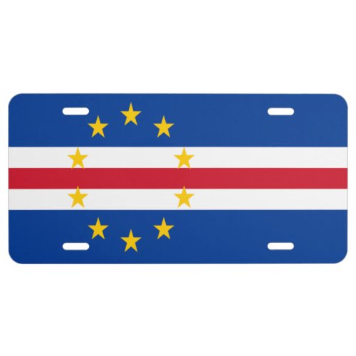 Flag of Cape Verde License Plate