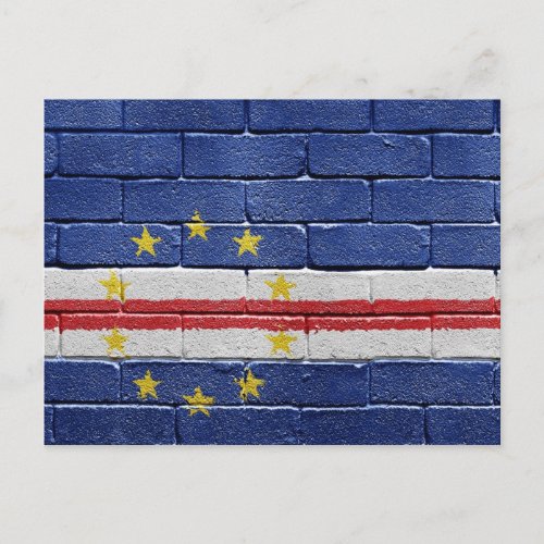 Flag of Cape Verde Postcard