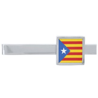 Flag of Catalan Independence Tie Clip