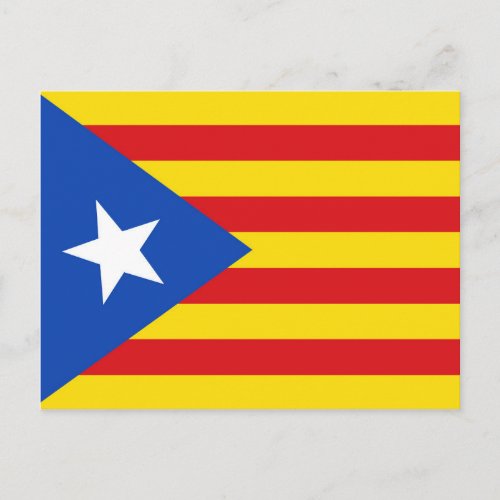 Flag of Catalonia Postcard