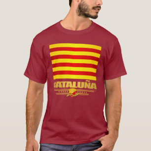 Flag of Cataluna (Catalonia) T-Shirt