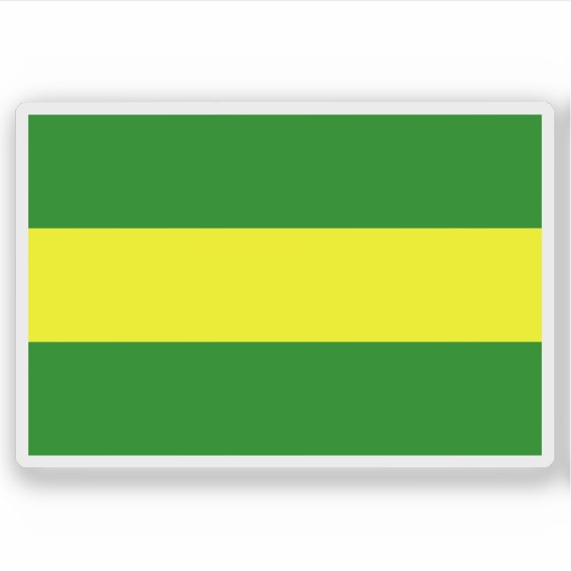 Flag of Cayambe, Ecuador Sticker (Front)