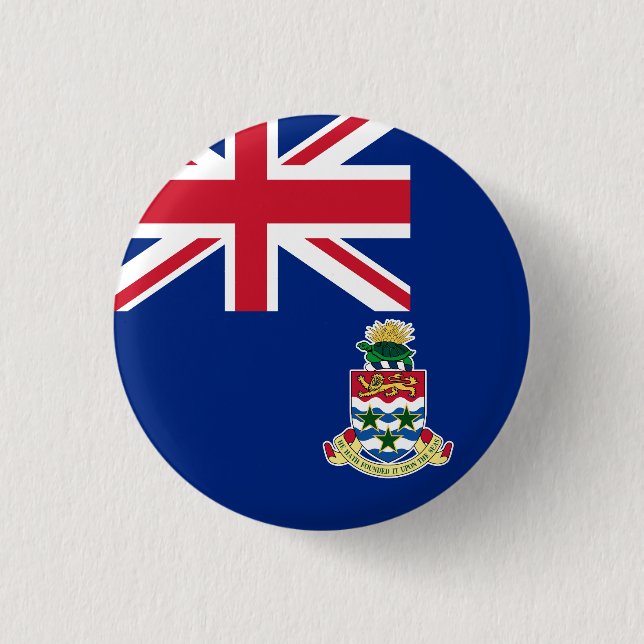 Flag of Cayman Islands Button (Front)