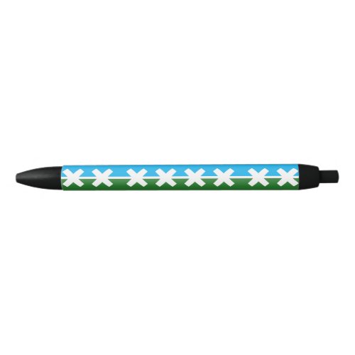 Flag of Cedar Park Texas Black Ink Pen