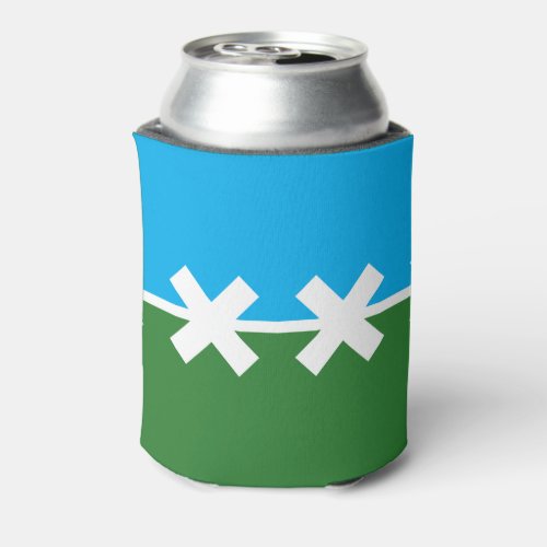 Flag of Cedar Park Texas Can Cooler