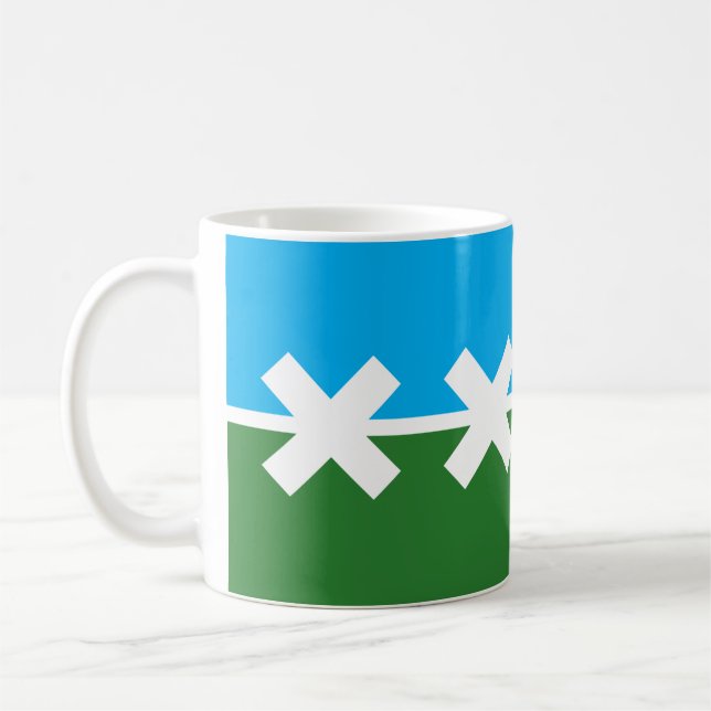 Flag of Cedar Park, Texas Coffee Mug (Left)