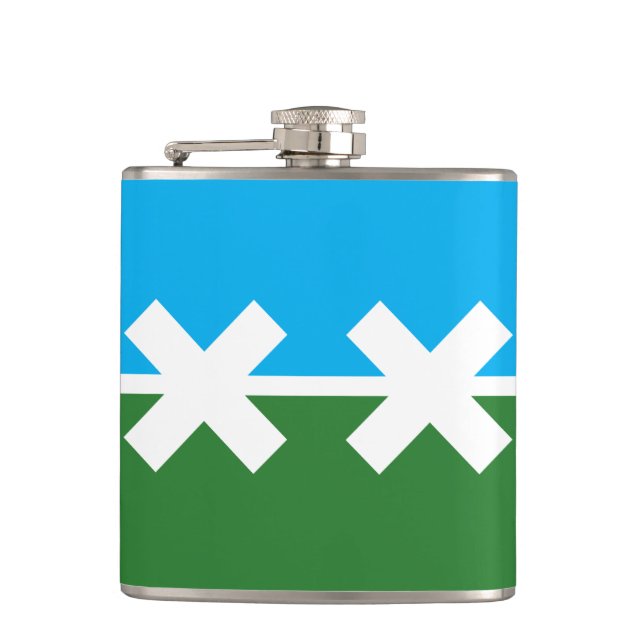 Flag of Cedar Park, Texas Flask (Front)