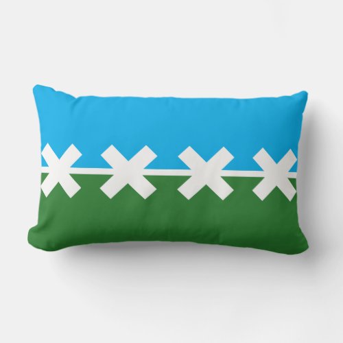 Flag of Cedar Park Texas Lumbar Pillow