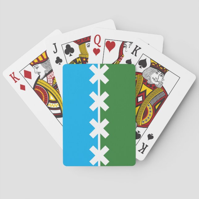 Flag of Cedar Park, Texas Poker Cards (Back)